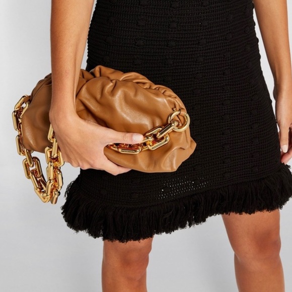 BOTTEGA VENETA Napa Chain Pouch Bag in Clay - Picture 6 of 6